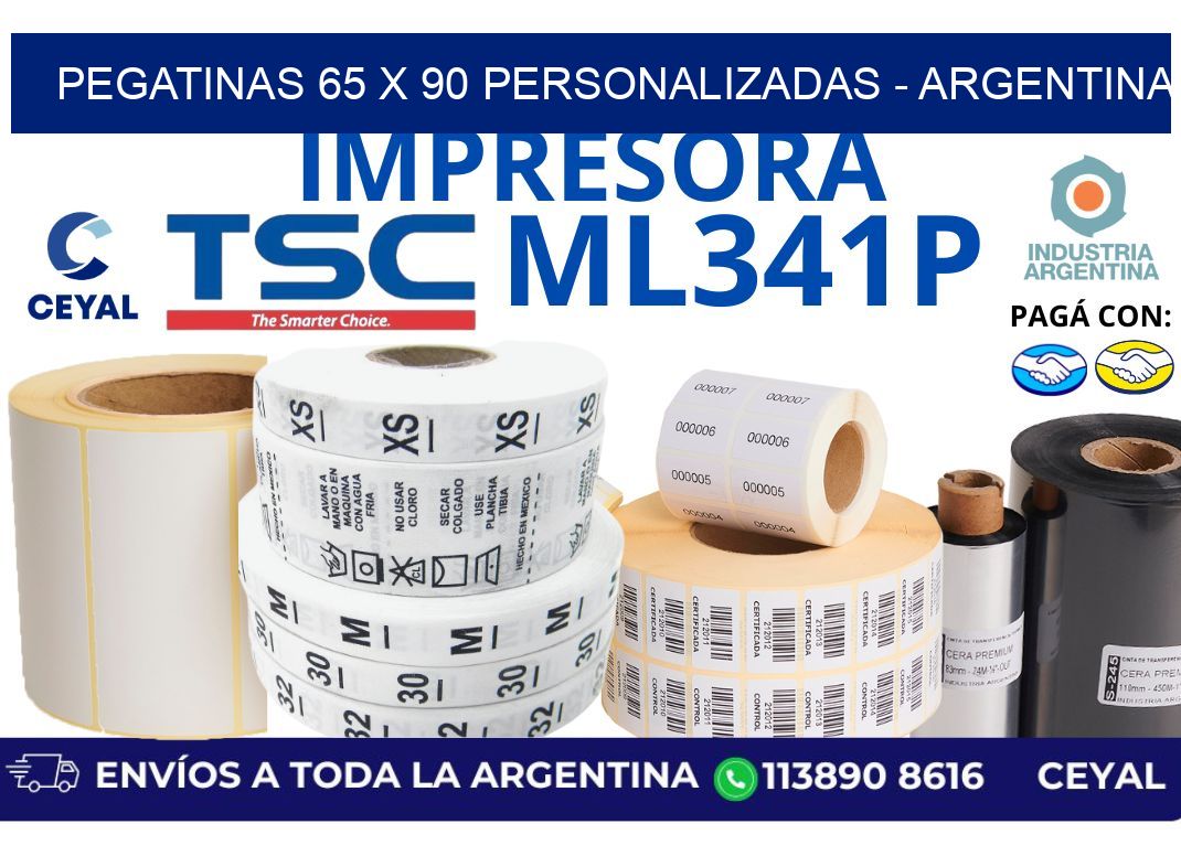 pegatinas 65 x 90 personalizadas - Argentina