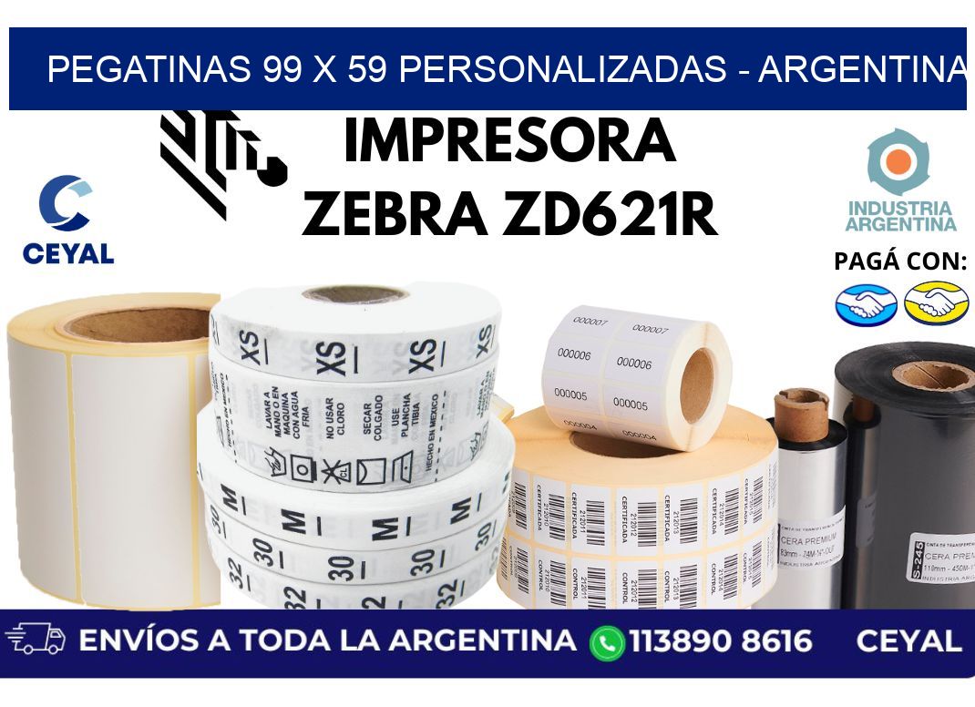 pegatinas 99 x 59 personalizadas - Argentina