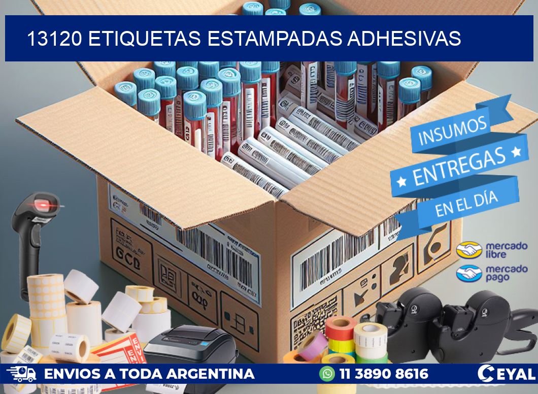 13120 etiquetas estampadas adhesivas