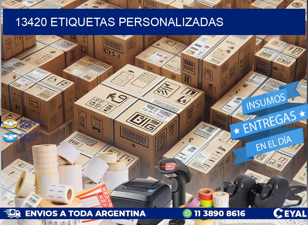 13420 Etiquetas personalizadas