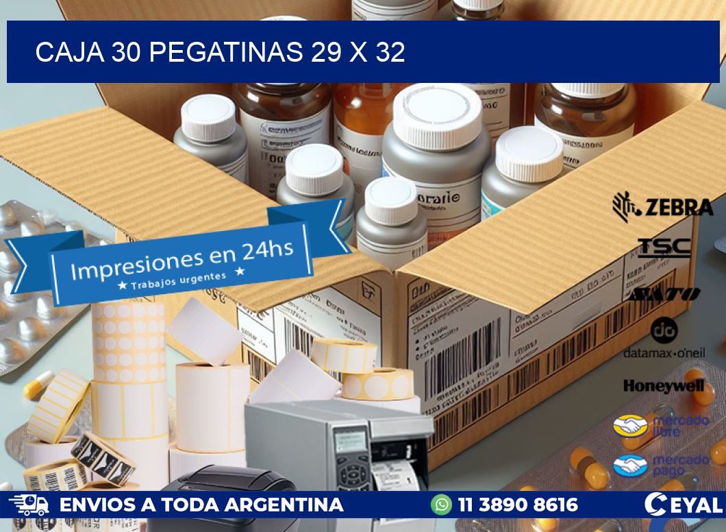 CAJA 30 PEGATINAS 29 x 32