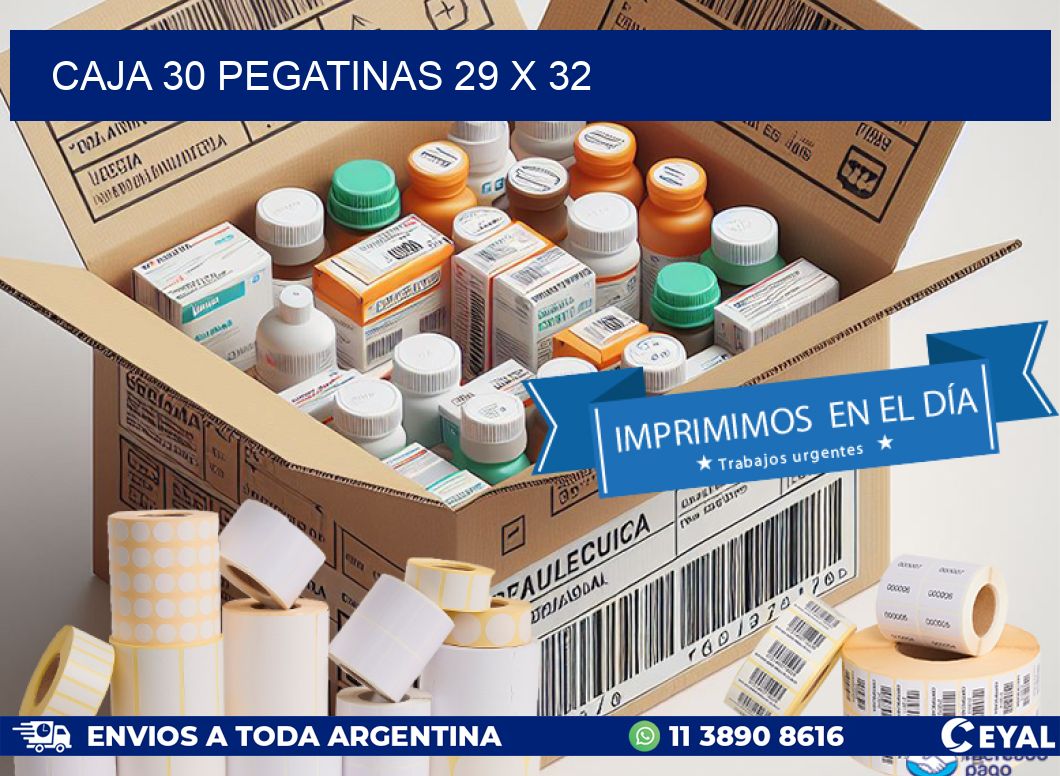 CAJA 30 PEGATINAS 29 x 32