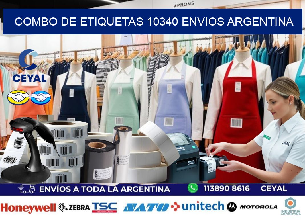 Combo de etiquetas 10340 ENVIOS ARGENTINA
