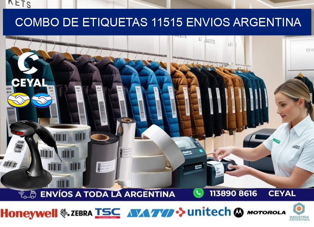 Combo de etiquetas 11515 ENVIOS ARGENTINA