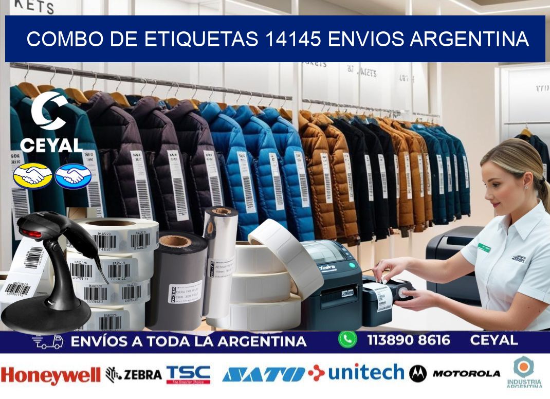 Combo de etiquetas 14145 ENVIOS ARGENTINA