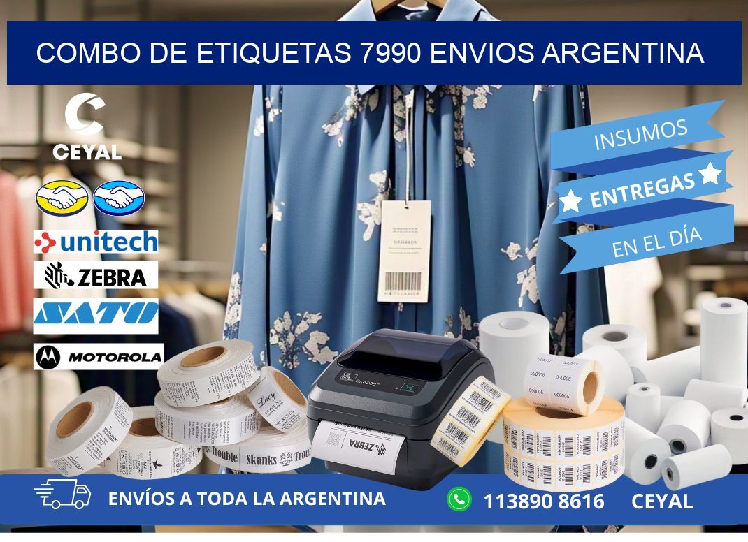 Combo de etiquetas 7990 ENVIOS ARGENTINA