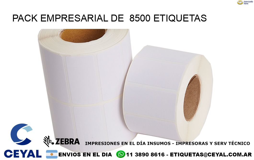 Pack empresarial de  8500 etiquetas