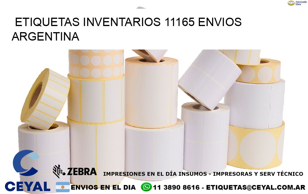 etiquetas inventarios 11165 ENVIOS ARGENTINA