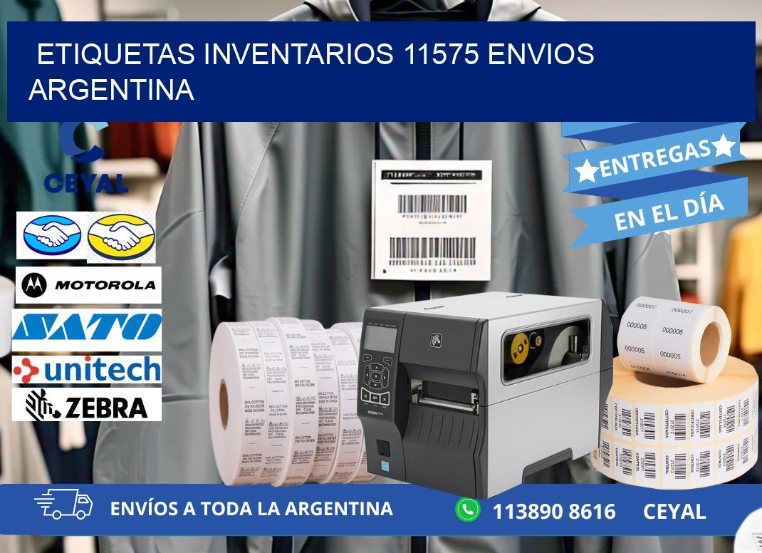 etiquetas inventarios 11575 ENVIOS ARGENTINA