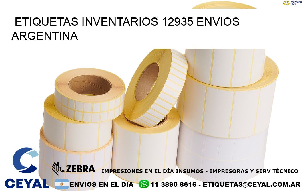 etiquetas inventarios 12935 ENVIOS ARGENTINA