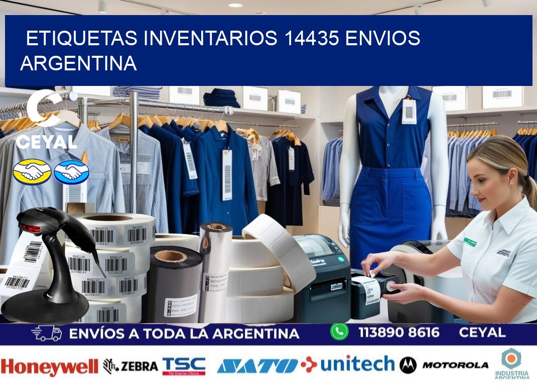 etiquetas inventarios 14435 ENVIOS ARGENTINA