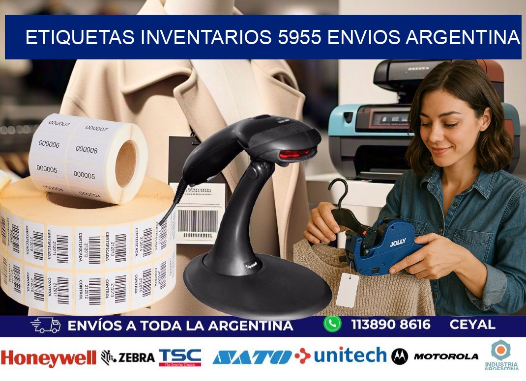 etiquetas inventarios 5955 ENVIOS ARGENTINA