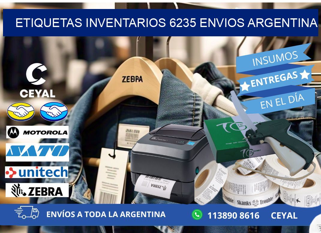 etiquetas inventarios 6235 ENVIOS ARGENTINA