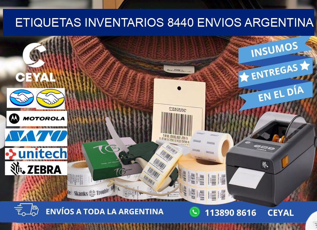 etiquetas inventarios 8440 ENVIOS ARGENTINA