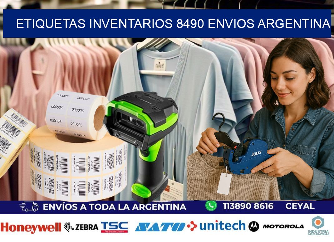 etiquetas inventarios 8490 ENVIOS ARGENTINA
