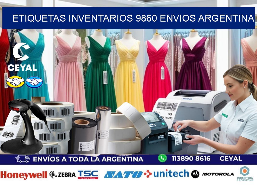 etiquetas inventarios 9860 ENVIOS ARGENTINA