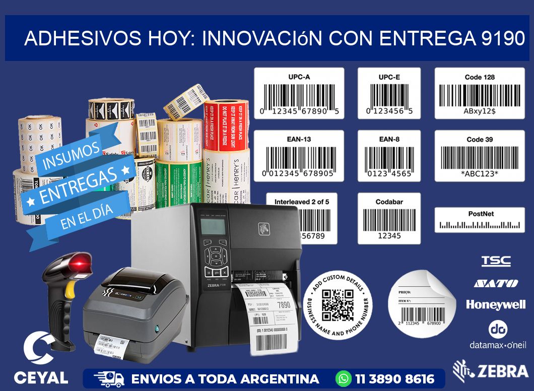 Adhesivos Hoy: Innovación con Entrega 9190