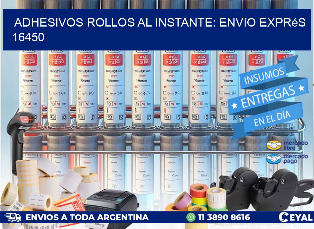 Adhesivos rollos al Instante: Envío Exprés 16450