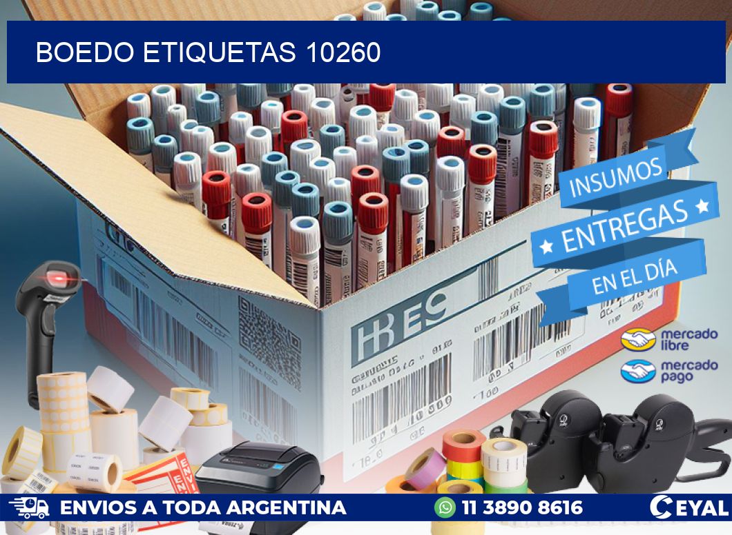 Boedo etiquetas 10260