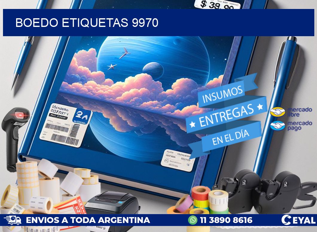 Boedo etiquetas 9970