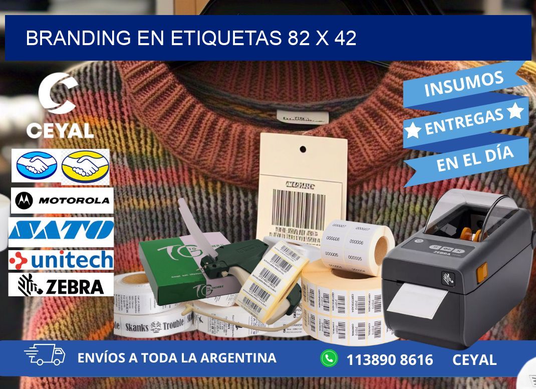 Branding en etiquetas 82 x 42
