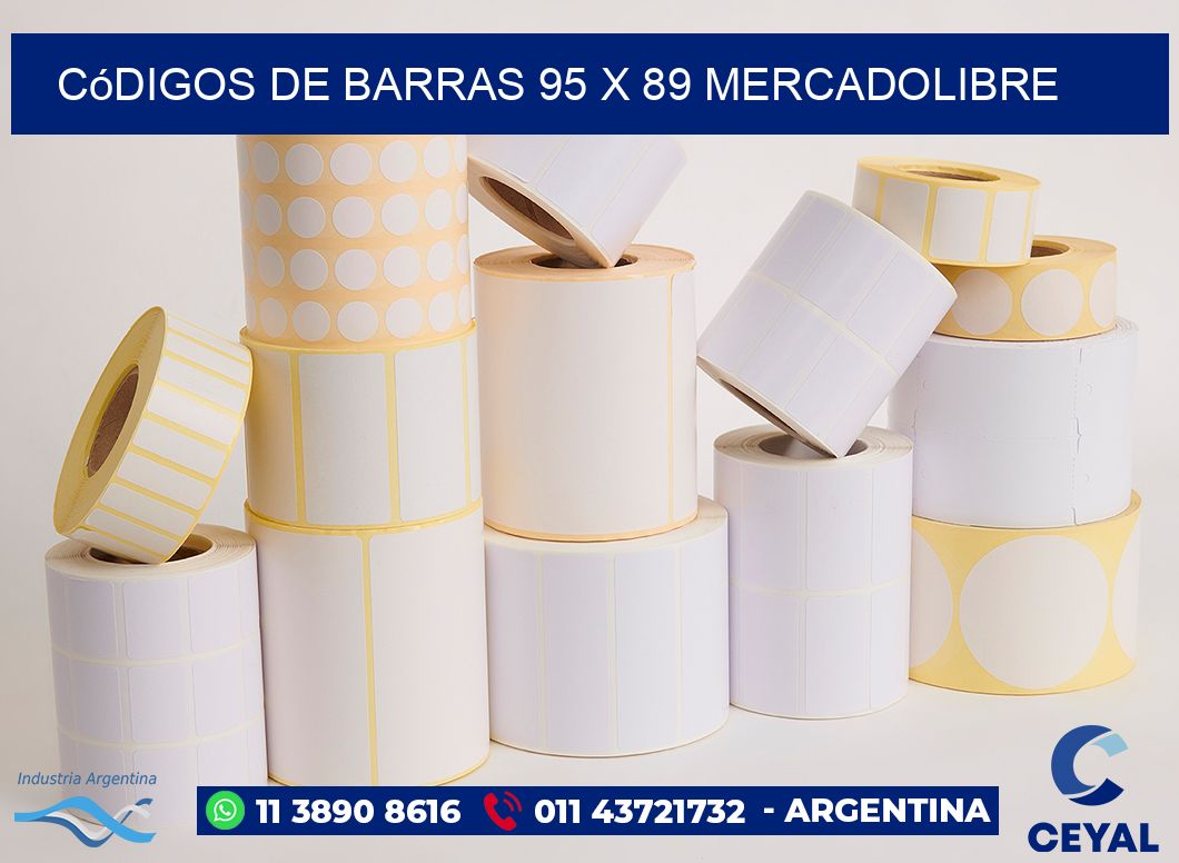 Códigos de Barras 95 x 89 MERCADOLIBRE