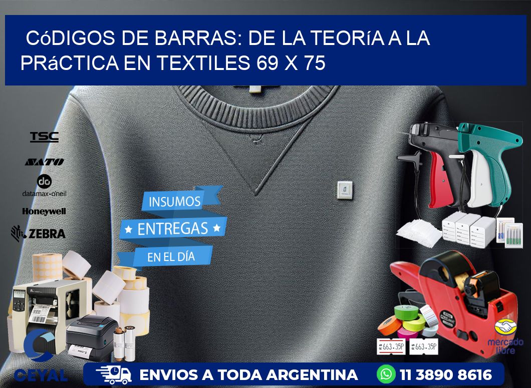 Códigos de Barras: De la Teoría a la Práctica en Textiles 69 x 75