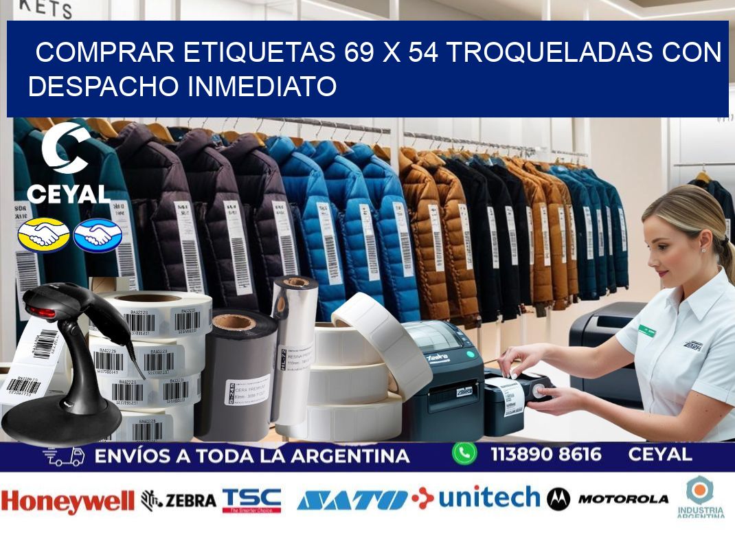 Comprar etiquetas 69 x 54 troqueladas con despacho inmediato