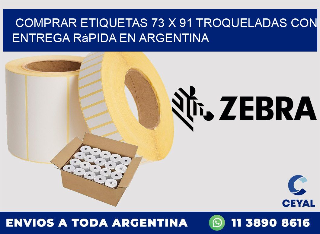Comprar etiquetas 73 x 91 troqueladas con entrega rápida en Argentina