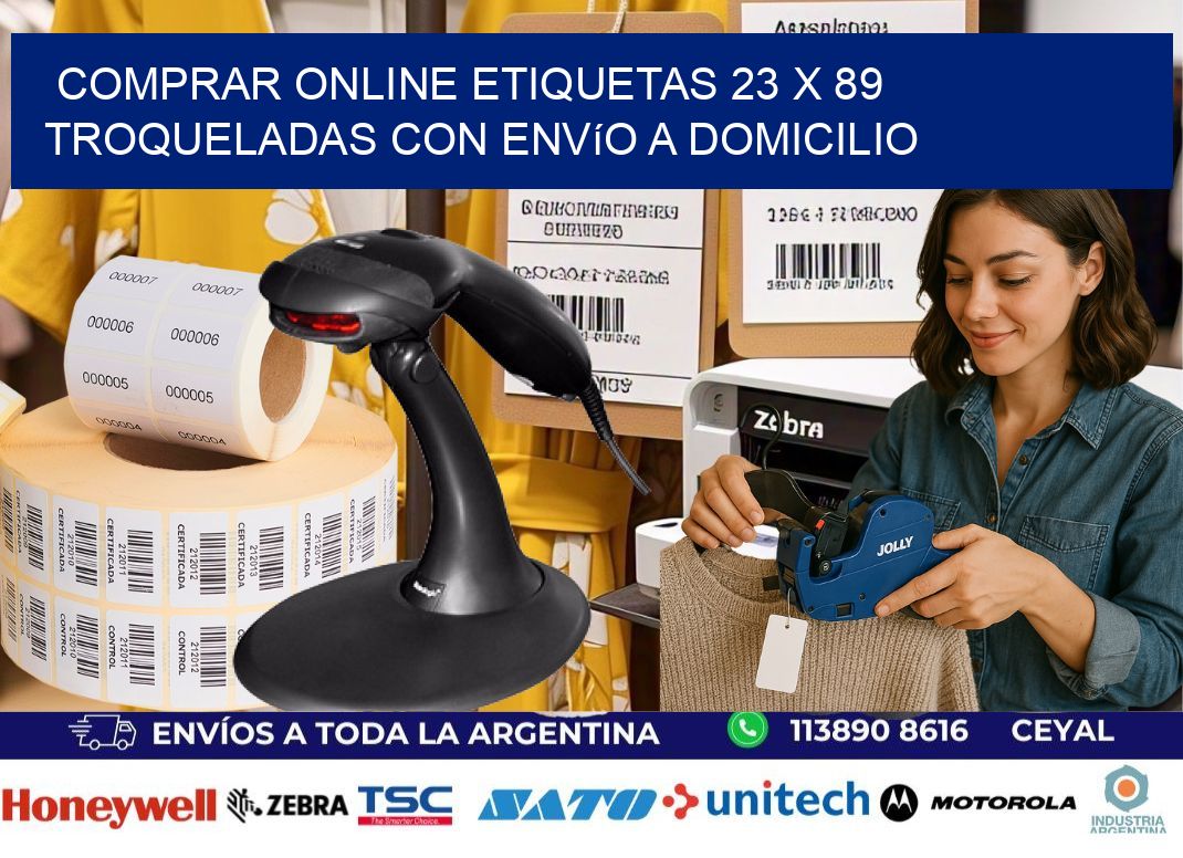 Comprar online etiquetas 23 x 89 troqueladas con envío a domicilio
