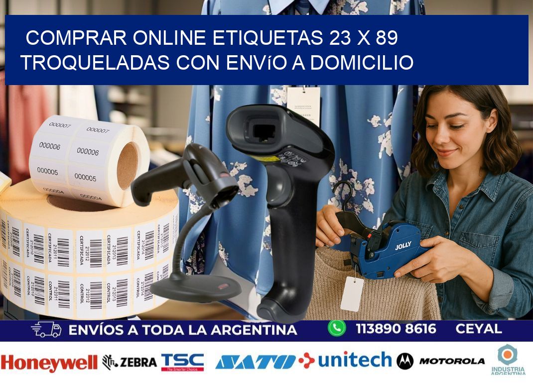 Comprar online etiquetas 23 x 89 troqueladas con envío a domicilio