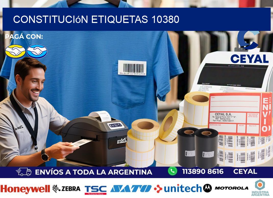Constitución etiquetas 10380