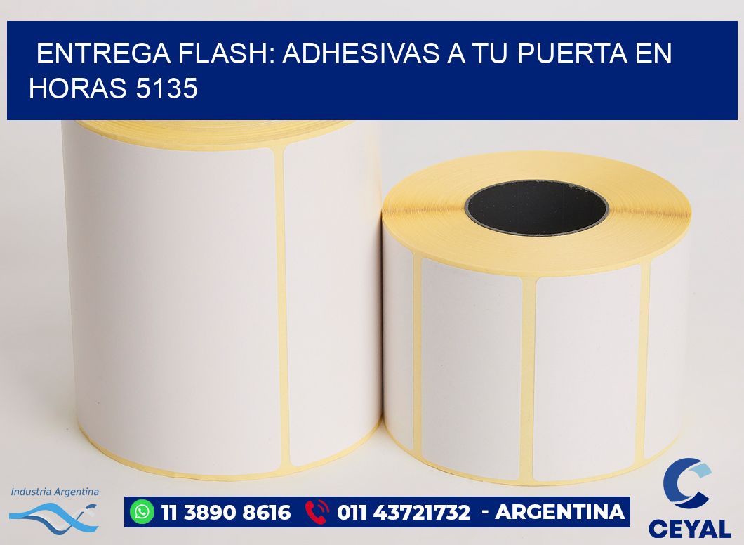 Entrega Flash: Adhesivas A Tu Puerta en Horas 5135