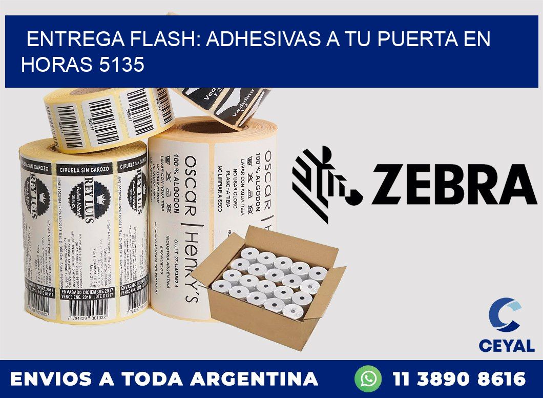 Entrega Flash: Adhesivas A Tu Puerta en Horas 5135