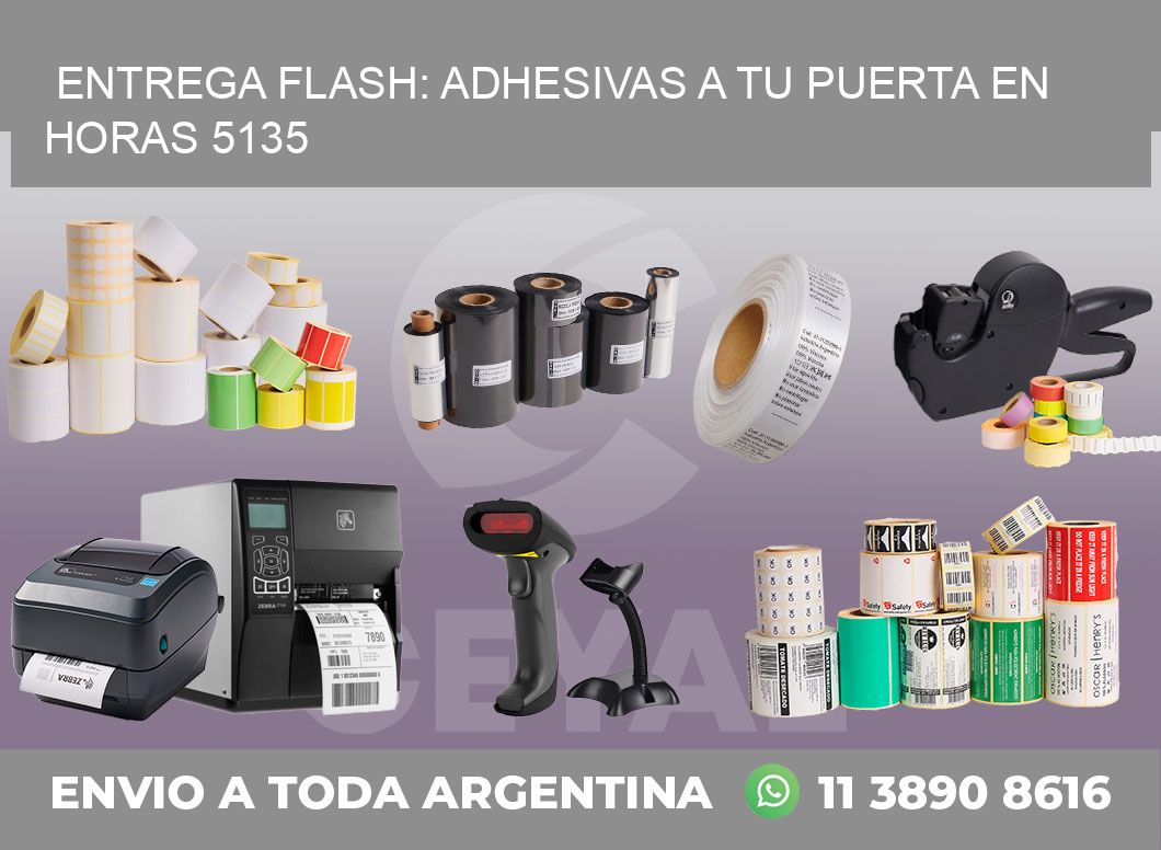 Entrega Flash: Adhesivas A Tu Puerta en Horas 5135