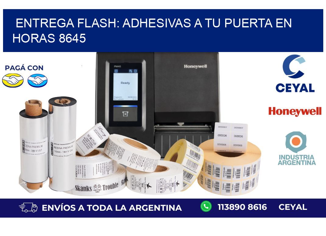 Entrega Flash: Adhesivas A Tu Puerta en Horas 8645