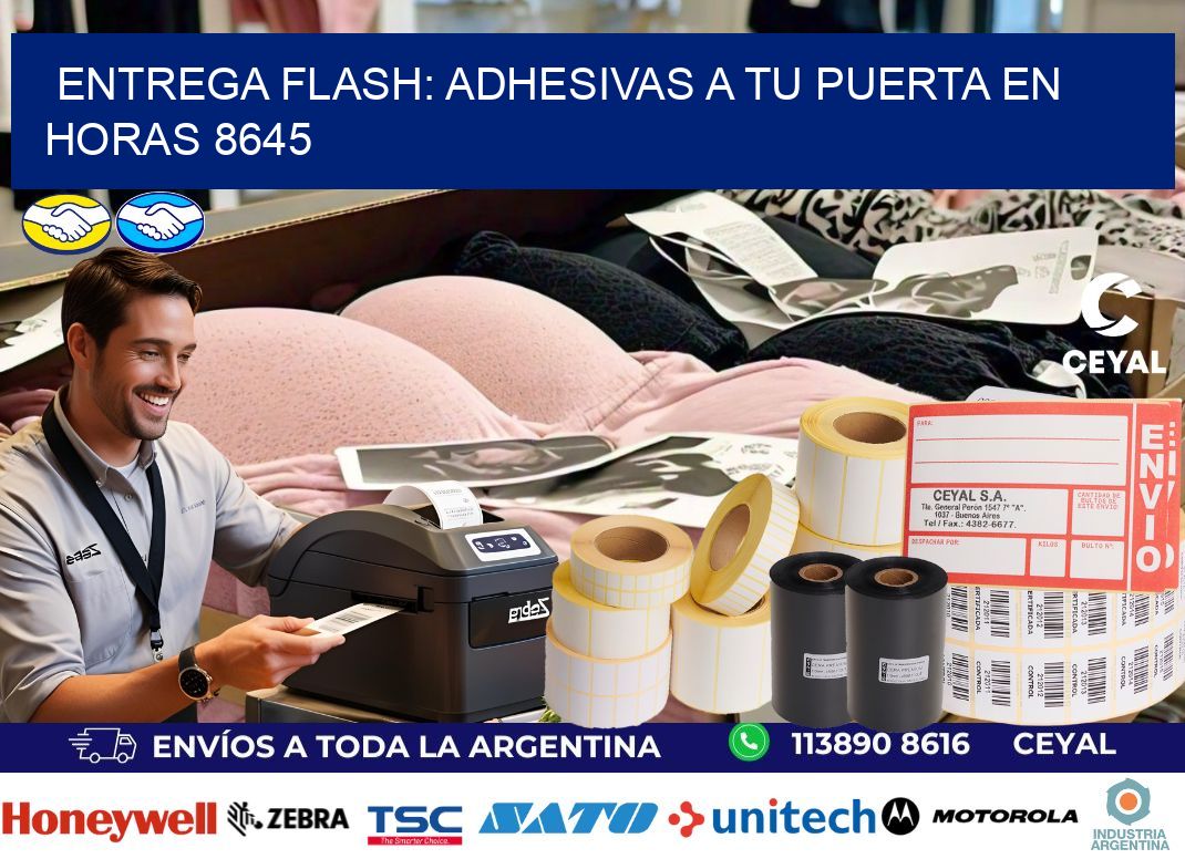 Entrega Flash: Adhesivas A Tu Puerta en Horas 8645