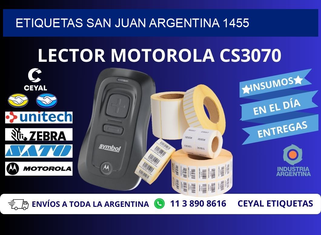 Etiquetas San Juan Argentina 1455