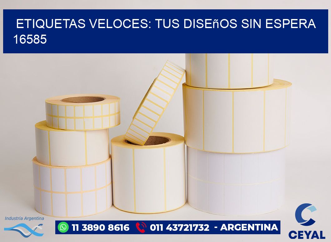 Etiquetas Veloces: Tus Diseños sin Espera 16585