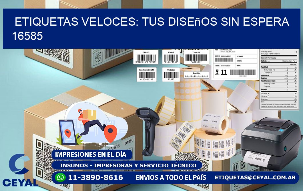 Etiquetas Veloces: Tus Diseños sin Espera 16585