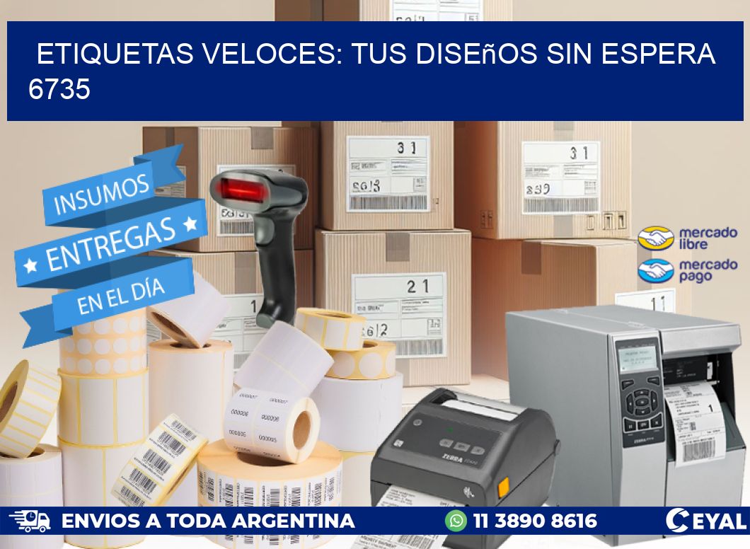 Etiquetas Veloces: Tus Diseños sin Espera 6735
