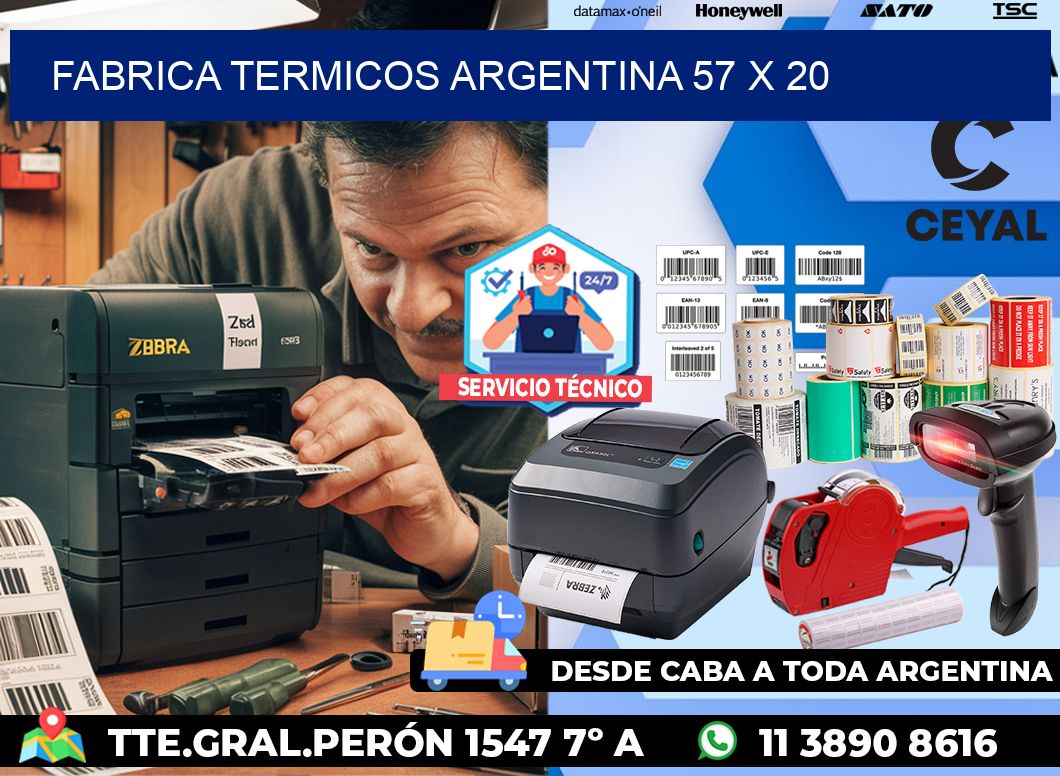Fabrica TERMICOS ARGENTINA 57 x 20