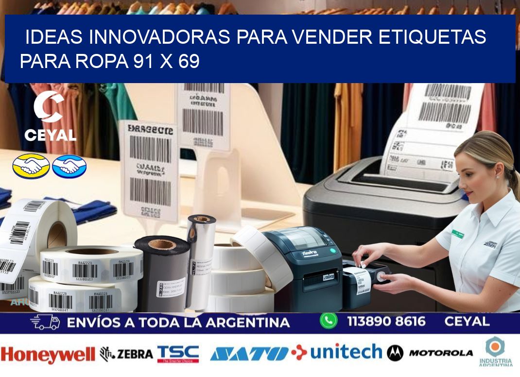 Ideas Innovadoras para Vender Etiquetas para Ropa 91 x 69