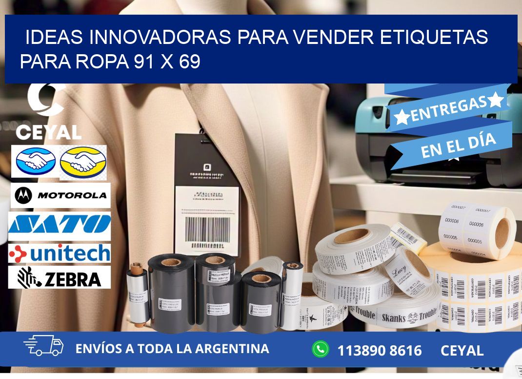 Ideas Innovadoras para Vender Etiquetas para Ropa 91 x 69
