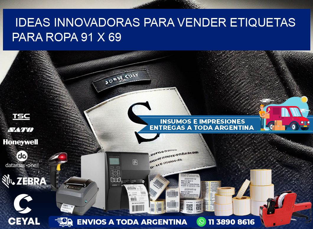 Ideas Innovadoras para Vender Etiquetas para Ropa 91 x 69