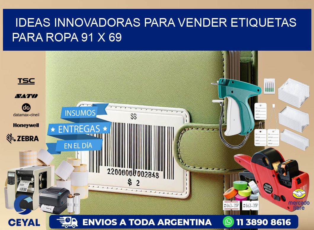 Ideas Innovadoras para Vender Etiquetas para Ropa 91 x 69