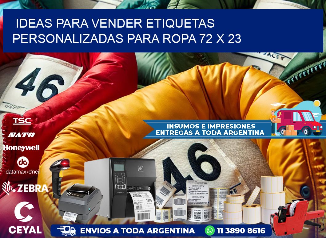 Ideas para Vender Etiquetas Personalizadas para Ropa 72 x 23