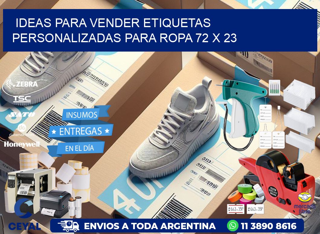 Ideas para Vender Etiquetas Personalizadas para Ropa 72 x 23