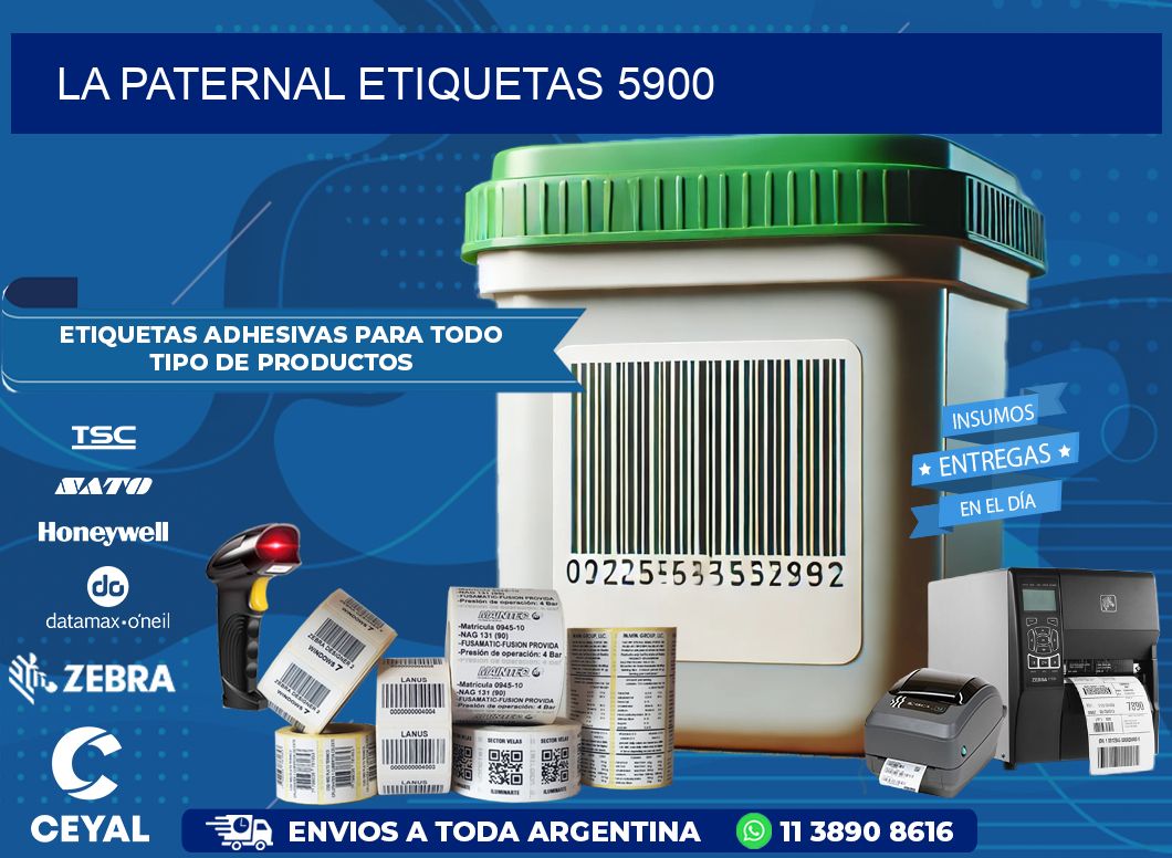 La Paternal etiquetas 5900