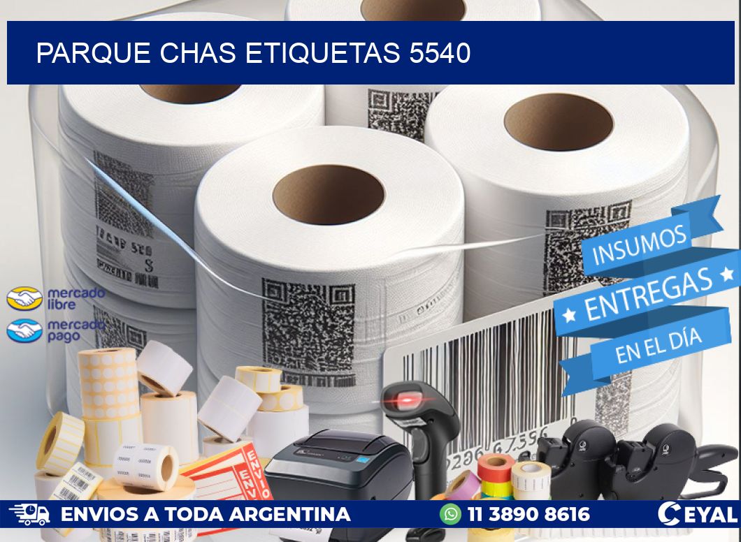 Parque Chas etiquetas 5540